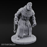 Chain Dangling Human Cultist Miniature for Dungeons and Dragons, Pathfinder or other TTRPGs