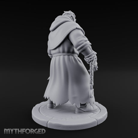 Chain Dangling Human Cultist Miniature for Dungeons and Dragons, Pathfinder or other TTRPGs