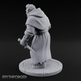Chain Dangling Human Cultist Miniature for Dungeons and Dragons, Pathfinder or other TTRPGs