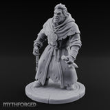 Chain Dangling Human Cultist Miniature for Dungeons and Dragons, Pathfinder or other TTRPGs
