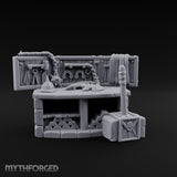 Chain-Hung Morningstar-Topped Armory Workshop Workbench gallery 2