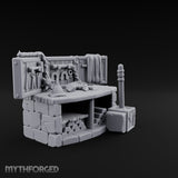 Chain-Hung Morningstar-Topped Armory Workshop Workbench gallery 3