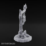 Chain-Hung Skull-Littered Dead Tree Notice Board Miniature for Dungeons and Dragons, Pathfinder or other TTRPGs