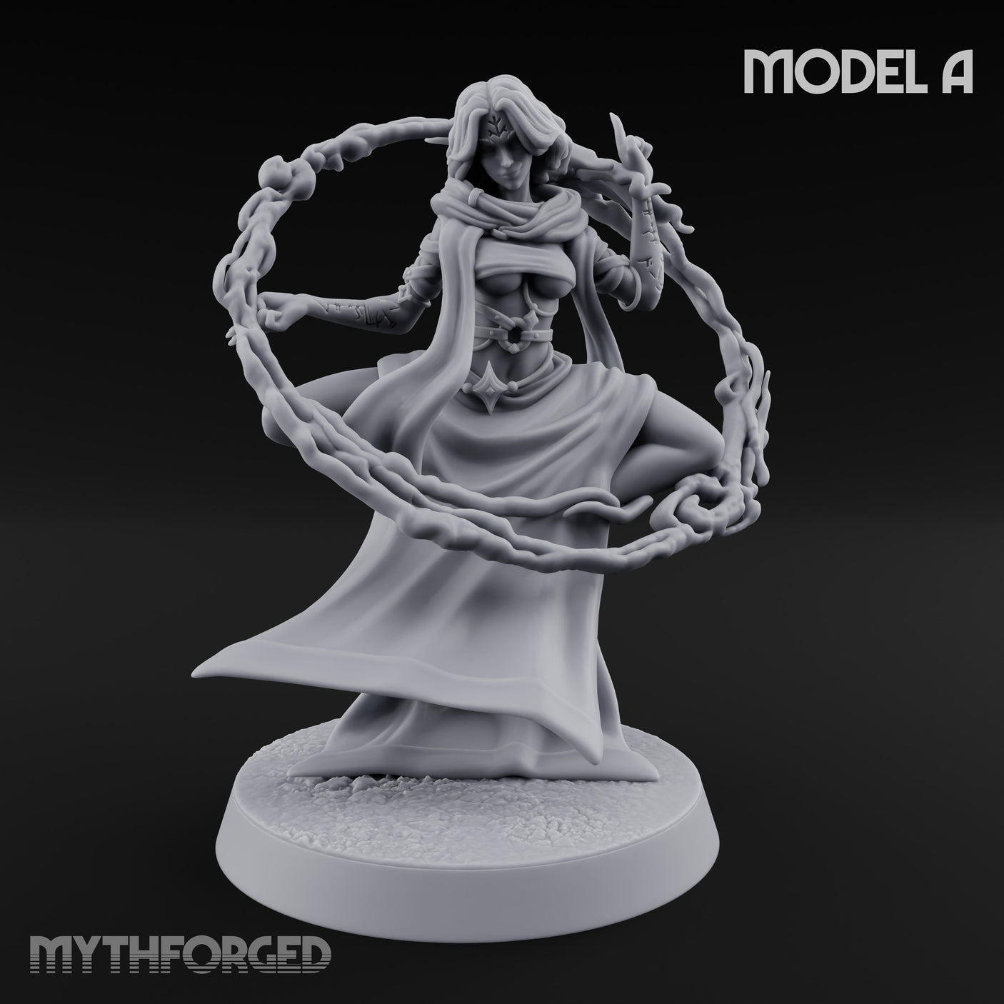 Chain Magic Wielding Human Infernalist A