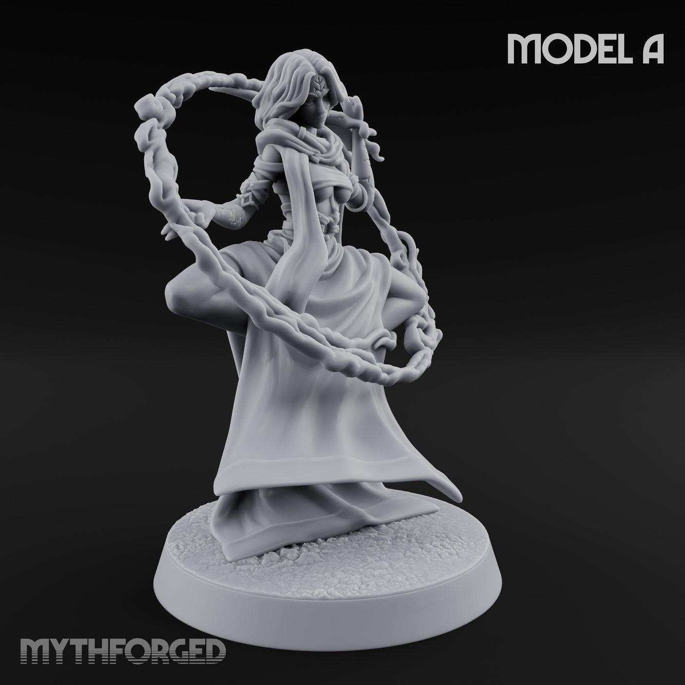 Chain Magic Wielding Human Infernalist A gallery 2