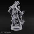 Chain Wrapped Crushing Human Monk Miniature for Dungeons and Dragons, Pathfinder or other TTRPGs