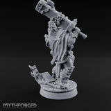 Chain Wrapped Crushing Human Monk Miniature for Dungeons and Dragons, Pathfinder or other TTRPGs