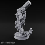 Chain Wrapped Crushing Human Monk Miniature for Dungeons and Dragons, Pathfinder or other TTRPGs