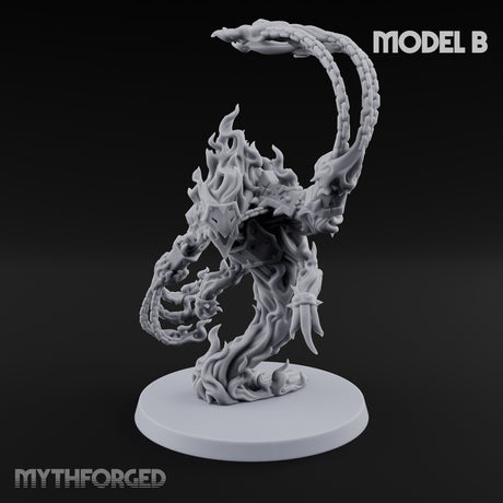 Chain Flailing Chained Elemental B Miniature for Dungeons and Dragons, Pathfinder or other TTRPGs