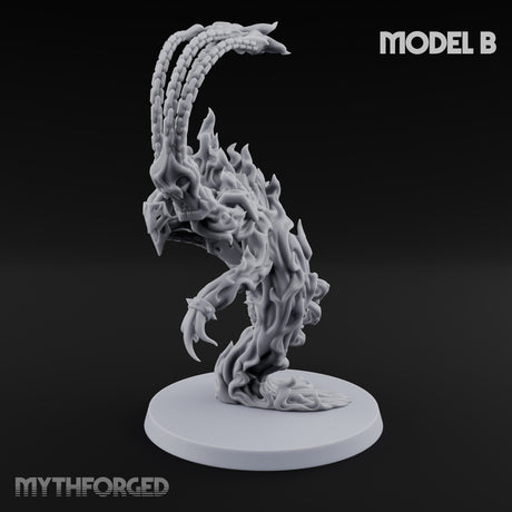 Chain Flailing Chained Elemental B Miniature for Dungeons and Dragons, Pathfinder or other TTRPGs