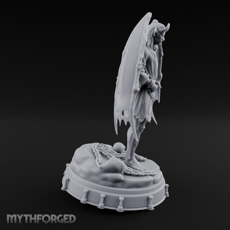 Chains Broken Free Demon Prisoner Miniature for Dungeons and Dragons, Pathfinder or other TTRPGs