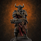 Chaos Gun Toting Heavy Templar B — painted concept preview (miniature supplied unpainted)