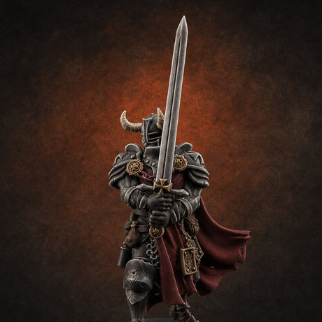 Chaos Gun Toting Heavy Templar E — painted concept preview (miniature supplied unpainted)