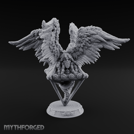 Wings Spread Wide Angel Guardian Miniature for Dungeons and Dragons, Pathfinder or other TTRPGs