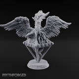 Wings Spread Wide Angel Guardian Miniature for Dungeons and Dragons, Pathfinder or other TTRPGs