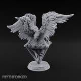 Wings Spread Wide Angel Guardian Miniature for Dungeons and Dragons, Pathfinder or other TTRPGs