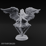 Wings Spread Wide Angel Guardian Miniature for Dungeons and Dragons, Pathfinder or other TTRPGs