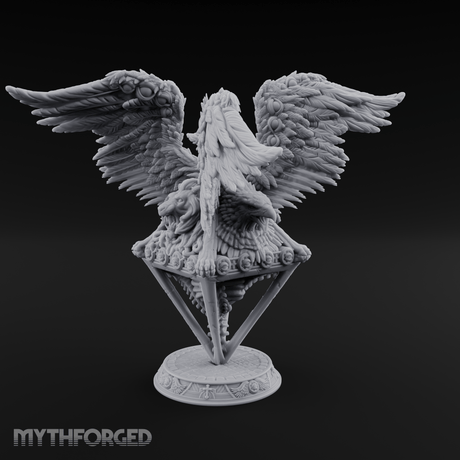 Wings Spread Wide Angel Guardian Miniature for Dungeons and Dragons, Pathfinder or other TTRPGs