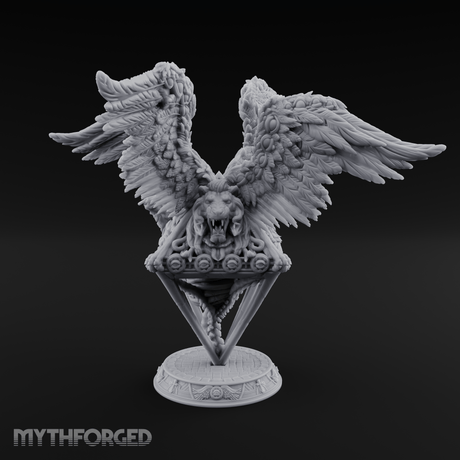Wings Spread Wide Angel Guardian Miniature for Dungeons and Dragons, Pathfinder or other TTRPGs