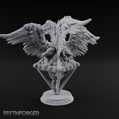 Wings Spread Wide Angel Guardian Miniature for Dungeons and Dragons, Pathfinder or other TTRPGs