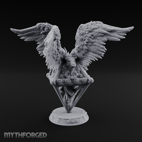 Wings Spread Wide Angel Guardian Miniature for Dungeons and Dragons, Pathfinder or other TTRPGs