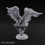 Wings Spread Wide Angel Guardian Miniature for Dungeons and Dragons, Pathfinder or other TTRPGs