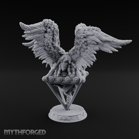 Wings Spread Wide Angel Guardian Miniature for Dungeons and Dragons, Pathfinder or other TTRPGs