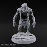 Chest Splitting Zombie Brute Miniature for Dungeons and Dragons, Pathfinder or other TTRPGs