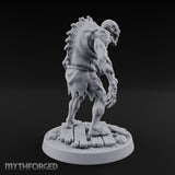 Chest Splitting Zombie Brute Miniature for Dungeons and Dragons, Pathfinder or other TTRPGs