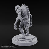 Chest Splitting Zombie Brute Miniature for Dungeons and Dragons, Pathfinder or other TTRPGs