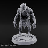 Chest Splitting Zombie Brute Miniature for Dungeons and Dragons, Pathfinder or other TTRPGs