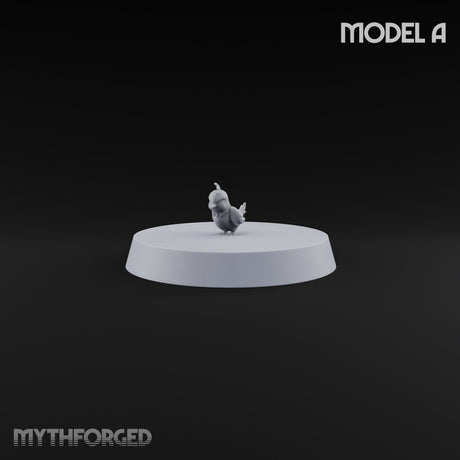 Pecking Order Barnyard Chickens Miniature for Dungeons and Dragons, Pathfinder or other TTRPGs