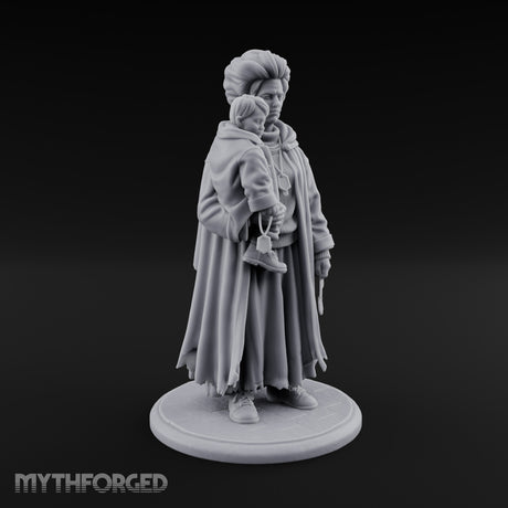 Child Cradling Human Cultist Miniature for Dungeons and Dragons, Pathfinder or other TTRPGs