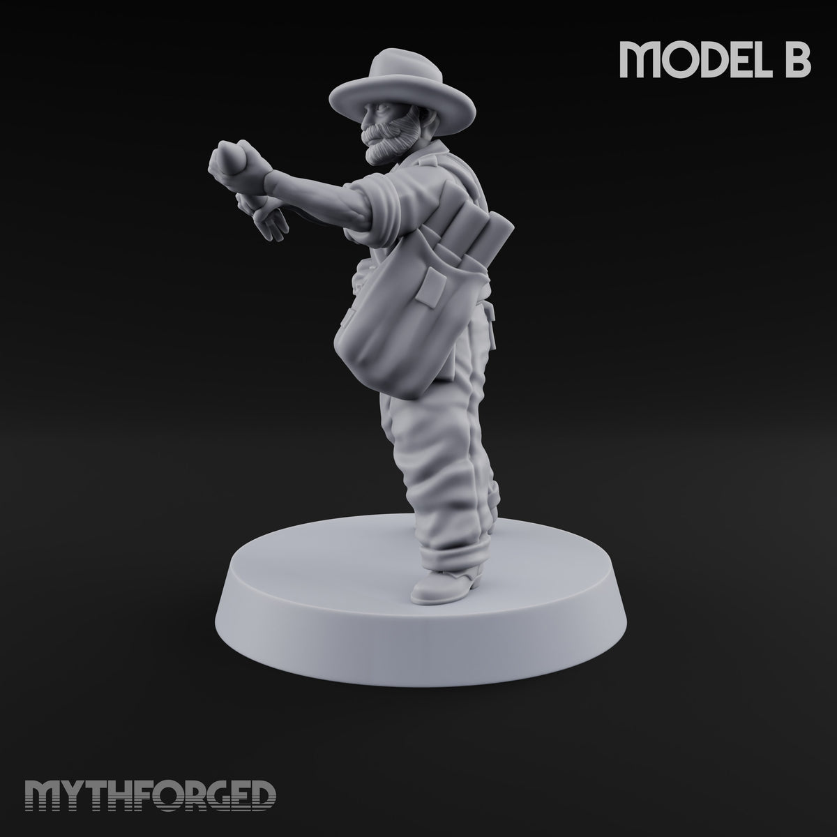 Reload Faster, Brew Later Bazooka Soldier in Slouch Hat B