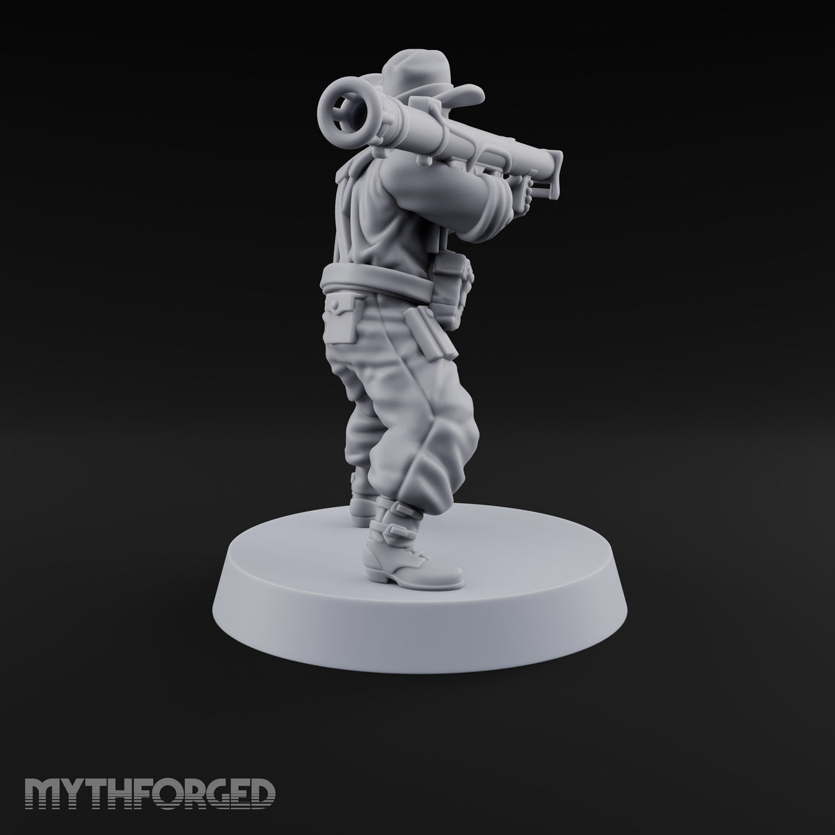 Reload Faster, Brew Later Bazooka Soldier in Slouch Hat A