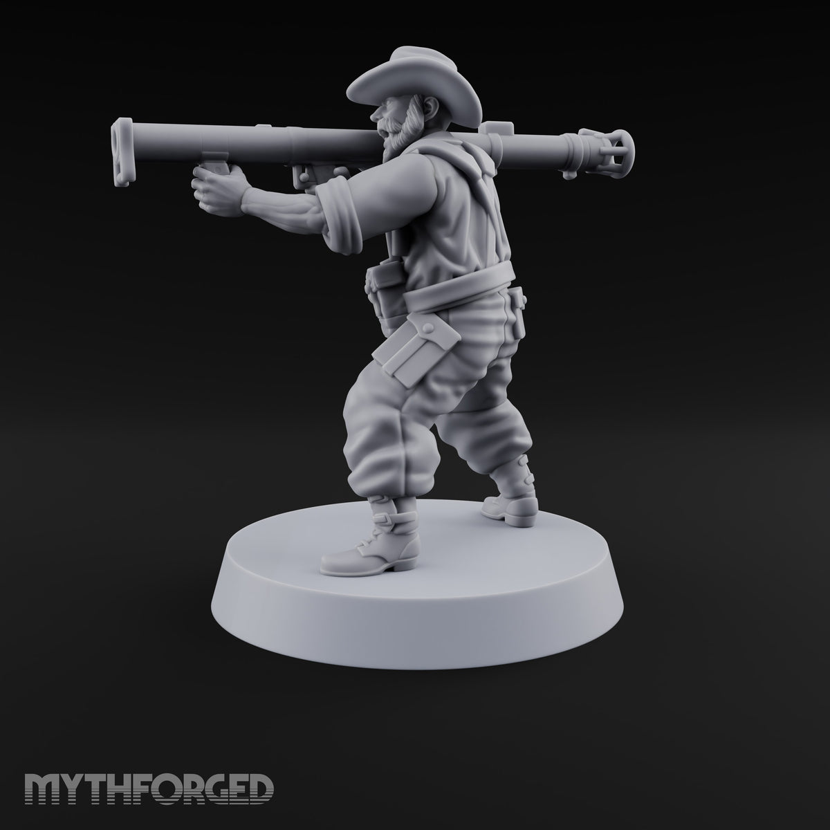 Reload Faster, Brew Later Bazooka Soldier in Slouch Hat A