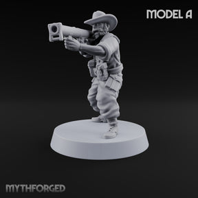 Reload Faster, Brew Later Bazooka Soldier in Slouch Hat A