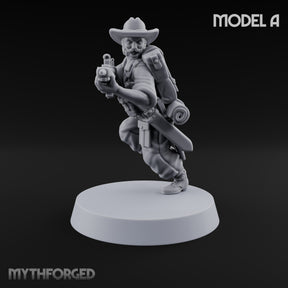 Brims Low, Bullpups Up Human Rifleman in Slouch Hat A