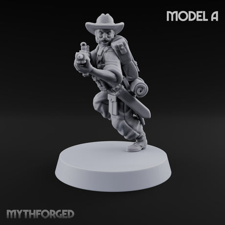 Brims Low, Bullpups Up Human Rifleman in Slouch Hat A