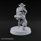 Brims Low, Bullpups Up Human Rifleman in Slouch Hat D