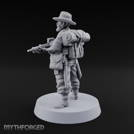 Brims Low, Bullpups Up Human Rifleman in Slouch Hat E