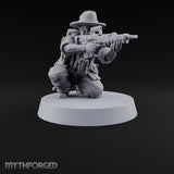 Brims Low, Bullpups Up Human Rifleman in Slouch Hat F