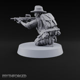 Brims Low, Bullpups Up Human Rifleman in Slouch Hat F