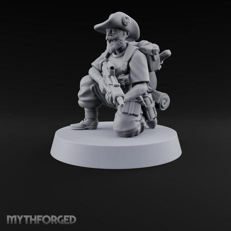 Brims Low, Bullpups Up Human Rifleman in Slouch Hat G