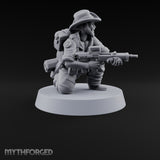Brims Low, Bullpups Up Human Rifleman in Slouch Hat H