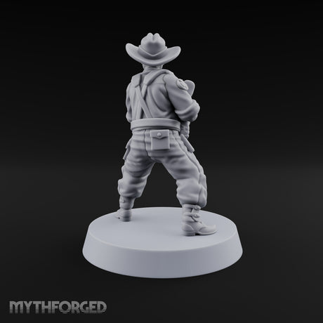 Unhurried Beards, Hurried Aim Human Rifleman in Slouch Hat A