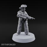 Unhurried Beards, Hurried Aim Human Rifleman in Slouch Hat B