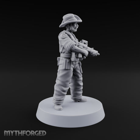 Unhurried Beards, Hurried Aim Human Rifleman in Slouch Hat B