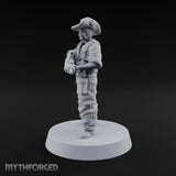 Unhurried Beards, Hurried Aim Human Rifleman in Slouch Hat B