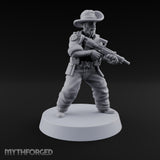 Unhurried Beards, Hurried Aim Human Rifleman in Slouch Hat C